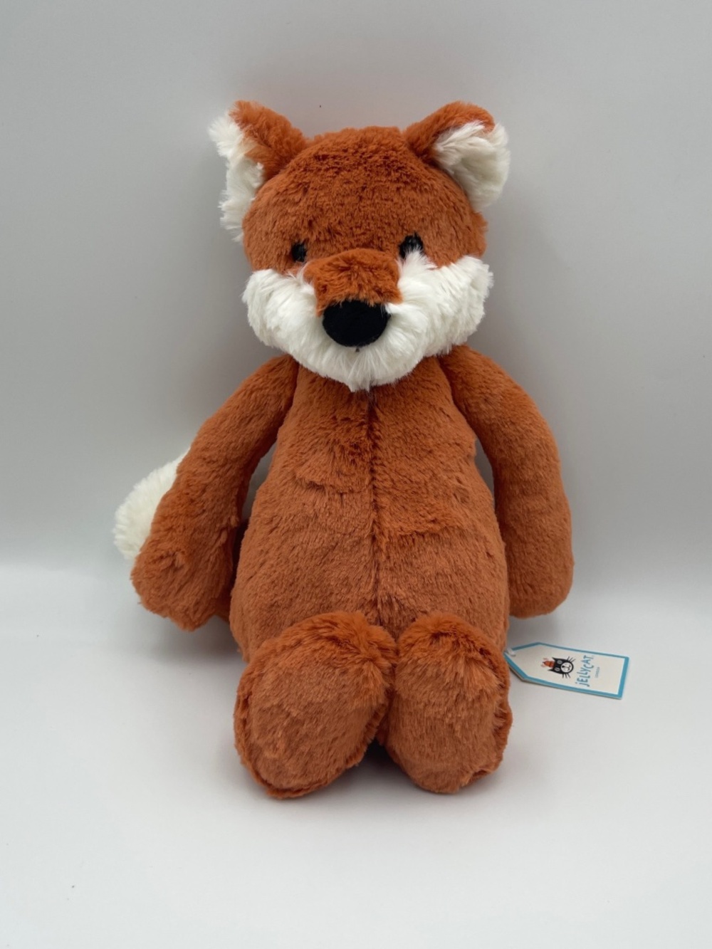 BNWT RARE Jellycat ORIGINAL BASHFUL FOX CUB Medium Soft super cute stuffed toy